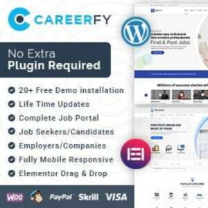 Careerfy – İş İlanı & Kariyer WordPress Teması