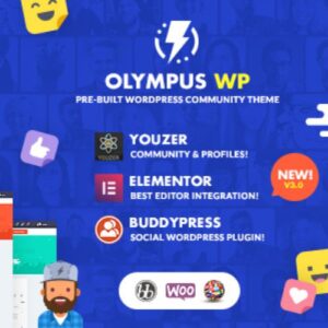 Olympus – Sosyal Ağ WordPress Teması