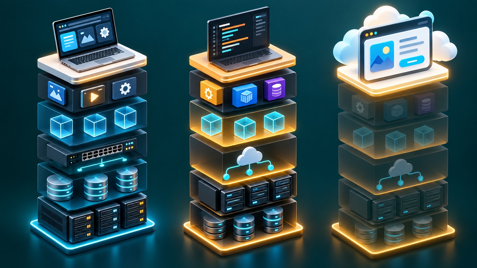 IaaS, PaaS ve SaaS bulut hizmet modellerinde kullanıcı ile hizmet sağlayıcı sorumluluklarının karşılaştırılması