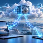 Dizüstü bilgisayar ve telefondan güvenli dağıtık bulut depolama altyapısına aktarılan veriler