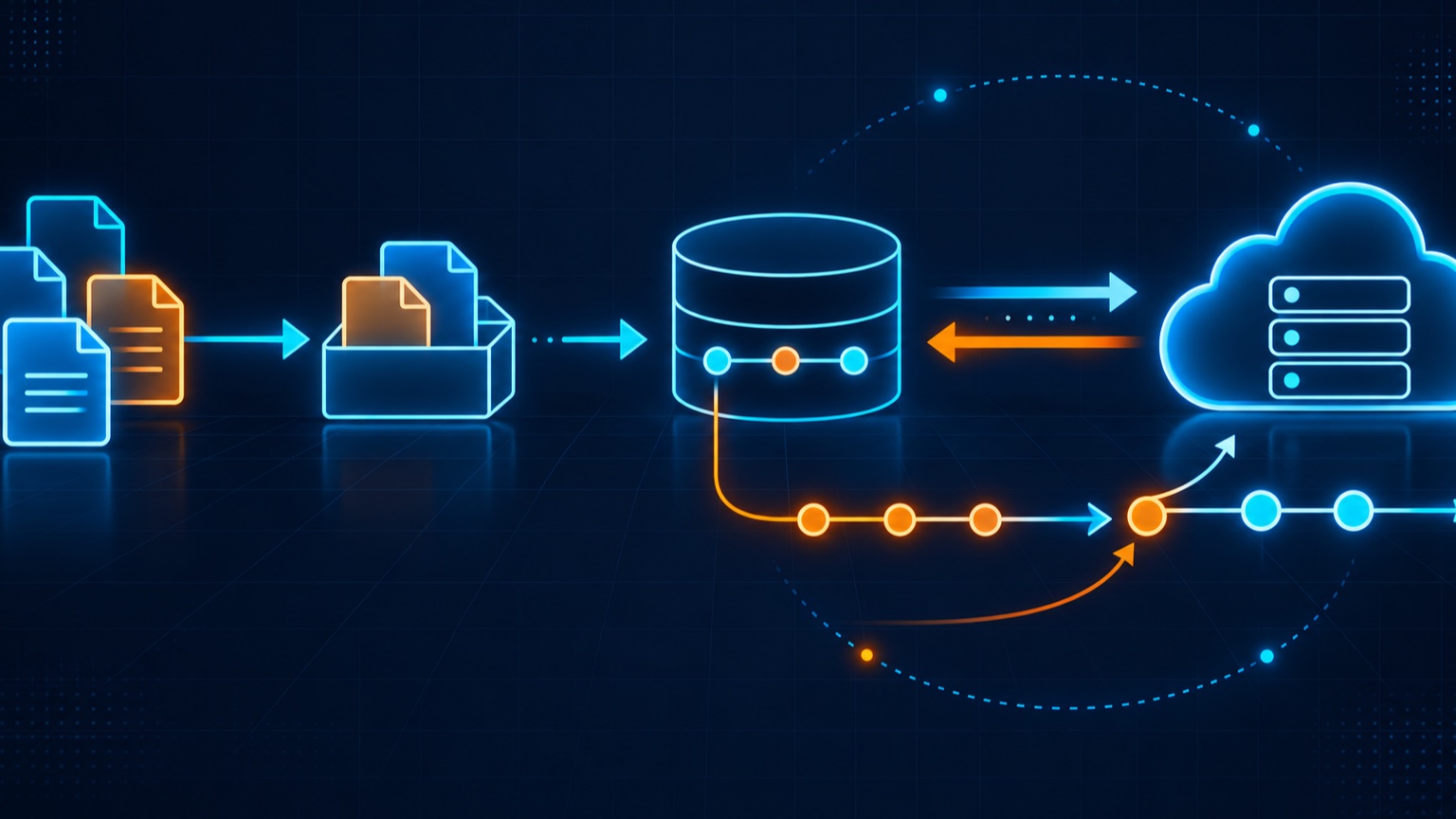 Git çalışma alanı, hazırlama alanı, yerel depo ve uzak depo arasında add commit push pull akışını gösteren şema