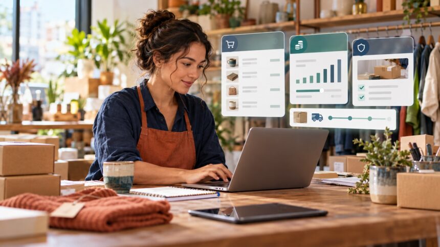 E-ticaret, ödeme, finansman ve sigorta özelliklerini tek platformda yöneten küçük işletme sahibi